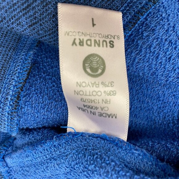 Sundry 1 / Small Just Love Embroidered Sweatshirt - Picture 6 of 8